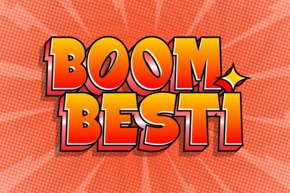 Boom Besti Font - Featured Image