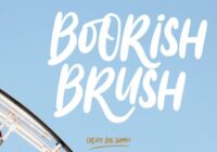 Boorish Brush Font - Featured Image