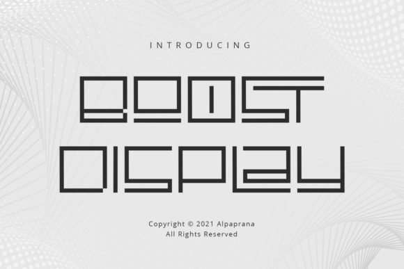 Boost Display Font - Featured Image