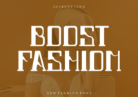 Boost Fashion Font - Featured Image