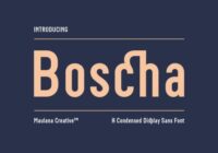 Boscha Font - Featured Image