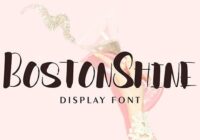 Boston Shine Font - Featured Image