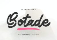 Botade Font - Featured Image