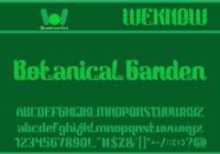 Botanical Garden Font - Featured Image