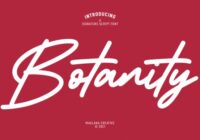 Botanity Signature Font - Featured Image
