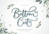 Bottom Cut Font - Featured Image
