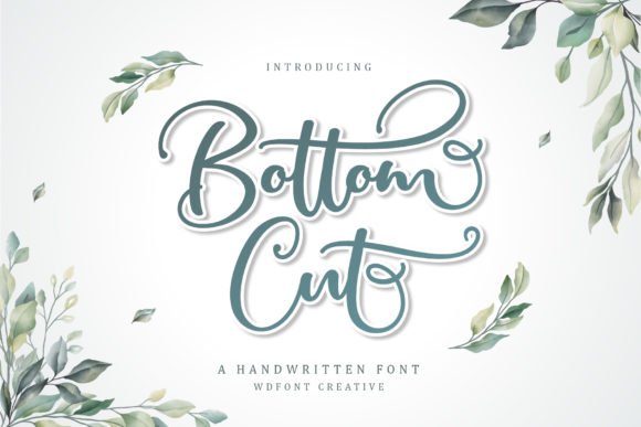Bottom Cut Font - Featured Image