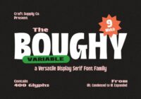 Boughy Font - Featured Image