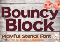 Bouncy Block Font - Featured Image