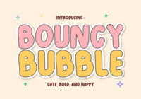 Bouncy Bubble Font - Featured Image