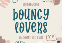 Bouncy Lovers Font - Featured Image