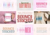 Bouncy Stacked Font - Featured Image