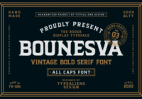 Bounesva Font - Featured Image