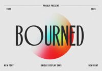 Bourned Font - Featured Image