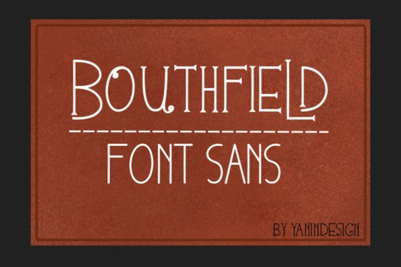 Bouthfield Font - Featured Image