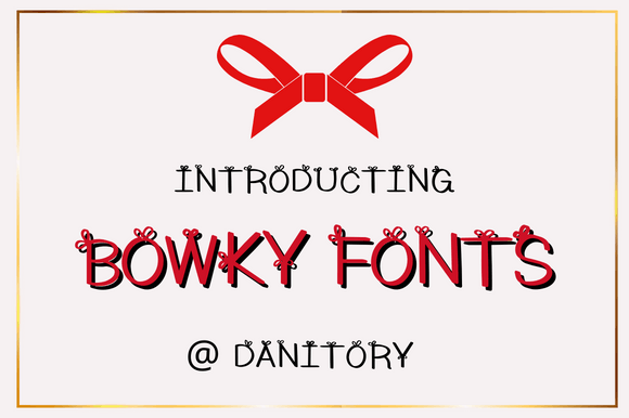 Bowky Font - Featured Image