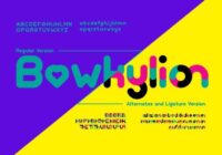 Bowkylion Font - Featured Image