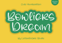 Bowliers Dream Font - Featured Image