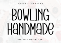 Bowling Handmade Font - Featured Image