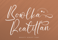 Bowlka Realittan Font - Featured Image