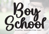 Boy School Font - Featured Image