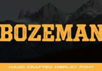 Bozeman Font - Featured Image