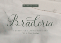 Braderia Script Font - Featured Image