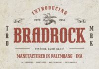 Bradrock Font - Featured Image