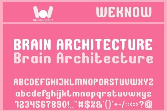 Brain Architecture Font - Featured Image