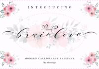 Brainlove Script Font - Featured Image