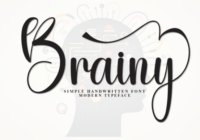 Brainy Font - Featured Image