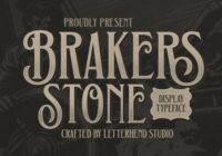 Brakers Stone Font - Featured Image