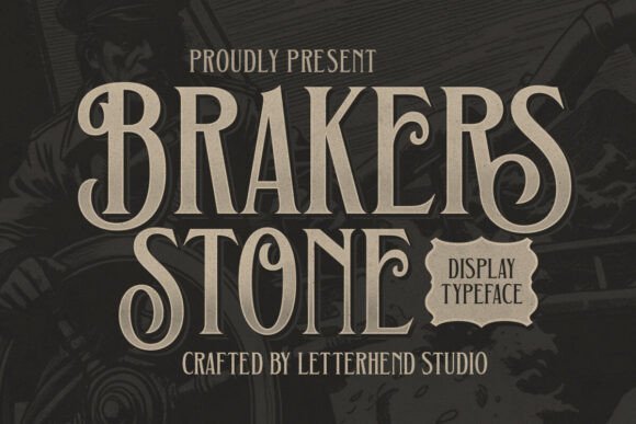 Brakers Stone Font - Featured Image