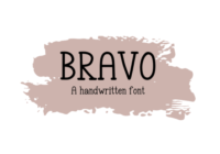 Bravo Font - Featured Image
