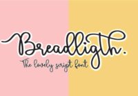 Bread Ligth Font - Featured Image