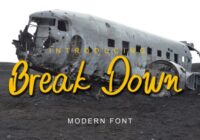 Break Down Font - Featured Image