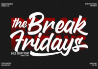 Break Fridays Font - Featured Image