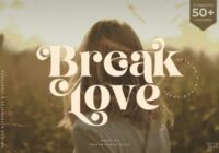 Break Love Font - Featured Image