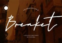 Breaket Font - Featured Image