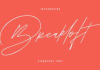 Breakloft Font - Featured Image