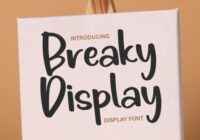 Breaky Display Font - Featured Image