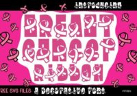 Breast Cancer Ribbon Font - Featured Image