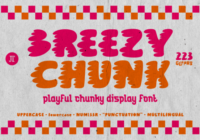 Breezy Chunk Font - Featured Image