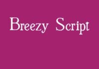 Breezy Font - Featured Image