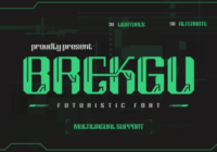 Brekgu Font - Featured Image