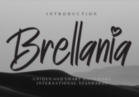Brellania Font - Featured Image