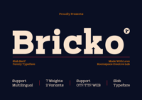 Bricko Font - Featured Image