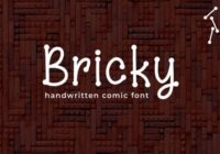 Bricky Font - Featured Image