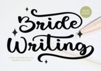 Bride Writing Font - Featured Image