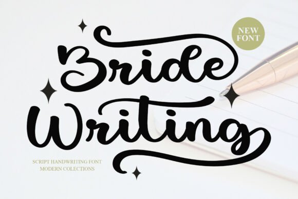 Bride Writing Font - Featured Image